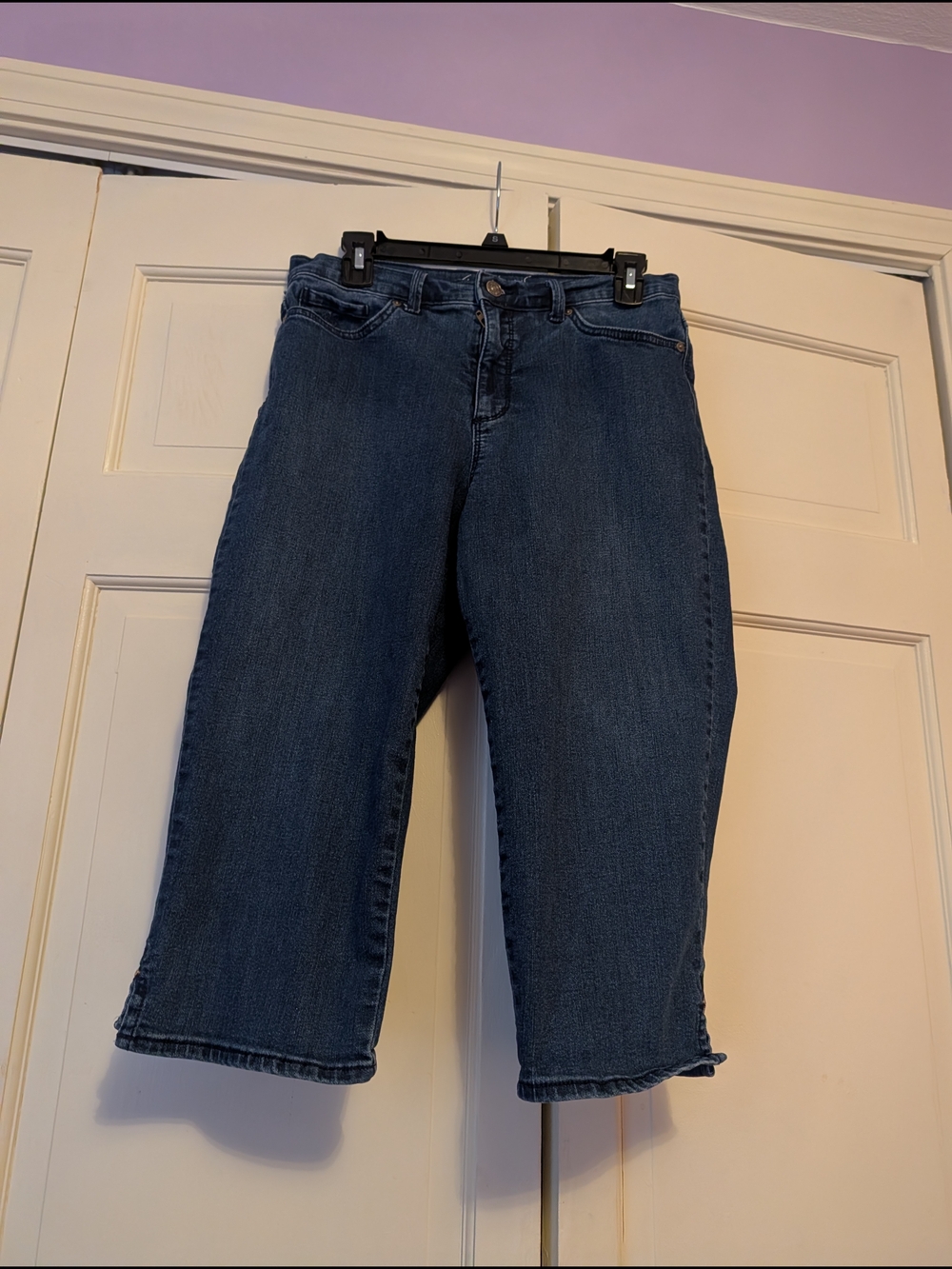 Gloria Vanderbilt Cropped Amanda Jeans Dark Blue
